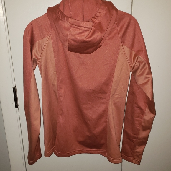 The North Face small peach pink hooded zip jacket - Picture 3 of 15